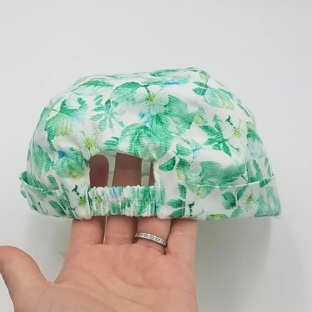 NWT Mayoral Flower Leaf Lined Sun Hat 50 3-6m